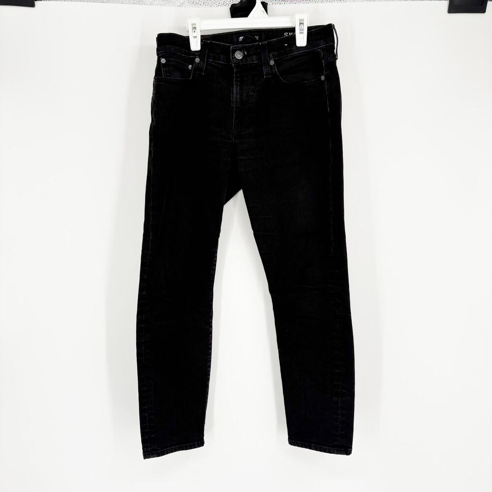 Madewell Washed Black Denim Skinny Jeans Size‎ 29x27
